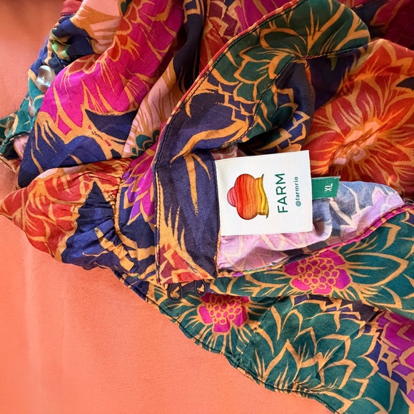 Farm Rio Floral Multicolor Top - Picture 4 of 4